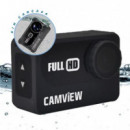 Cámara Deportiva Camview Full HD 1080p 16MP Acuática con Pantalla LCD 2"