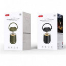 Altavoz BLUETOOTH XO XOF49 Negro con Lámpara Camping 15W