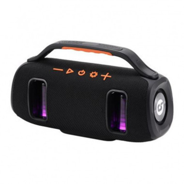 Altavoz Bluetooth Port&aacute;til Coolsound Bravebox Negro TWS RGB