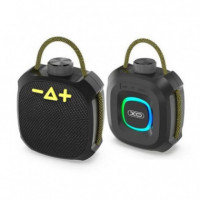 Altavoz BLUETOOTH Portátil XO F77 IP66 Negro con Luz Rgb