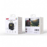 Altavoz BLUETOOTH Portátil XO F77 IP66 Negro con Luz Rgb