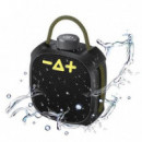 Altavoz Bluetooth Portátil XO F77 IP66 Negro con Luz RGB