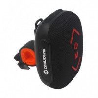 Altavoz BLUETOOTH Portátil COOLSOUND Riderbeat Negro con Soporte Manillar