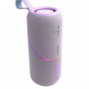 Altavoz Bluetooth Coolsound Rainbow Beat Violeta 20W RGB