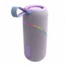 Altavoz Bluetooth Coolsound Rainbow Beat Violeta 20W RGB