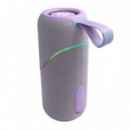 Altavoz Bluetooth Coolsound Rainbow Beat Violeta 20W RGB