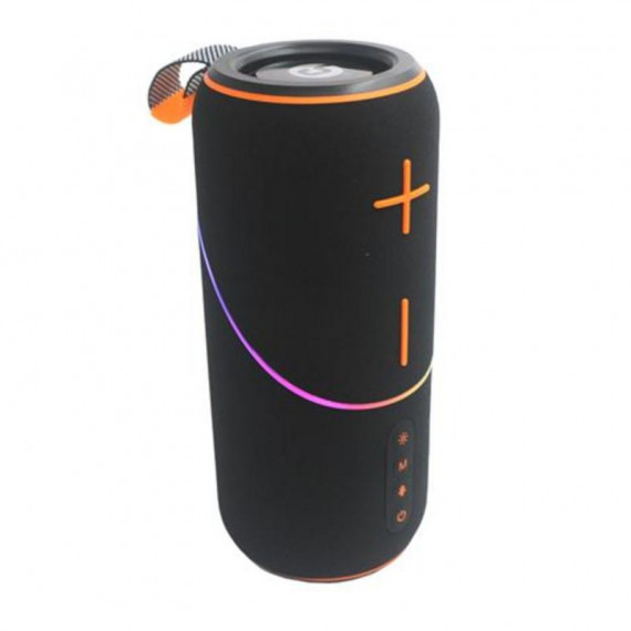 Altavoz Bluetooth Coolsound Rainbow Beat Negro 20W con Luces RGB