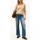 TOMMY HILFIGER - CO JERSEY MID GG LS GOLD BTN SWT - 0AF - F|WW0WW47305/0AF