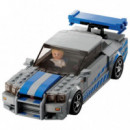 LEGO 76917 Nissan Slyline Gt-r (R34) de 2 Fast 2 Furious