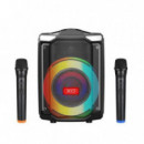 Altavoz Bluetooth XO XOF48 de 40W con Mando a Distancia y Luz RGB Negro