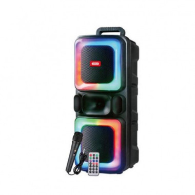 Altavoz Karaoke XO F55 RGB con Micr&oacute;fono y 20W de Potencia