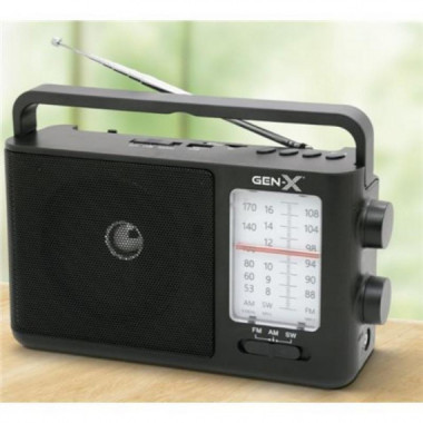 Radio Port&aacute;til Cl&aacute;sica Gen-X 4409 con Bluetooth y USB