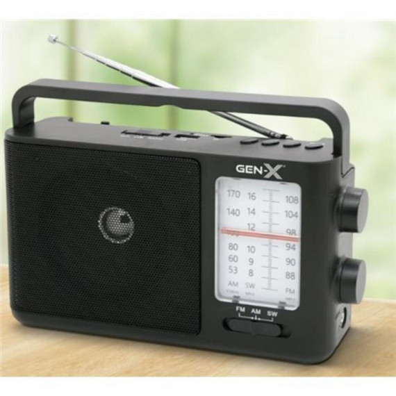 Radio Portátil Clásica Gen-X 4409 con Bluetooth y USB