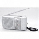 Radio Portátil Gen-X FM-4407 de Tres Bandas AM/FM/SW Gris
