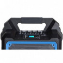 Altavoz Autoamplificado Coolsound PRO200 6.5" 200W con Batería y Micrófono Inalámbrico