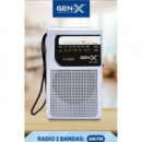 Radio Portátil AM/FM Analógica Gris Gen-X FM-4406