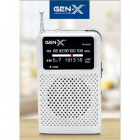 Radio Portátil Analógica Am/fm Gen-x FM-4402 Gris  GEN X