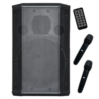 Altavoz Autoamplificado Coolsound PRO600 de 8'' con Bater&iacute;a y 2 Micr&oacute;fonos (500W)
