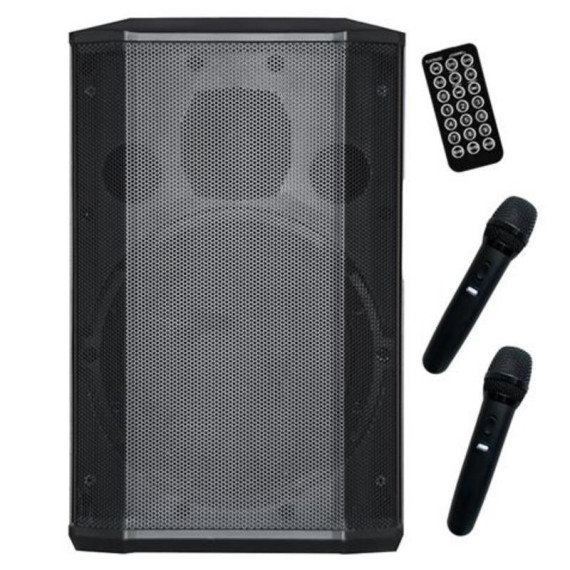 Altavoz Autoamplificado Coolsound PRO600 de 8'' con Batería y 2 Micrófonos (500W)