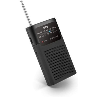 Radio Port&aacute;til SPC Icy Max Negra