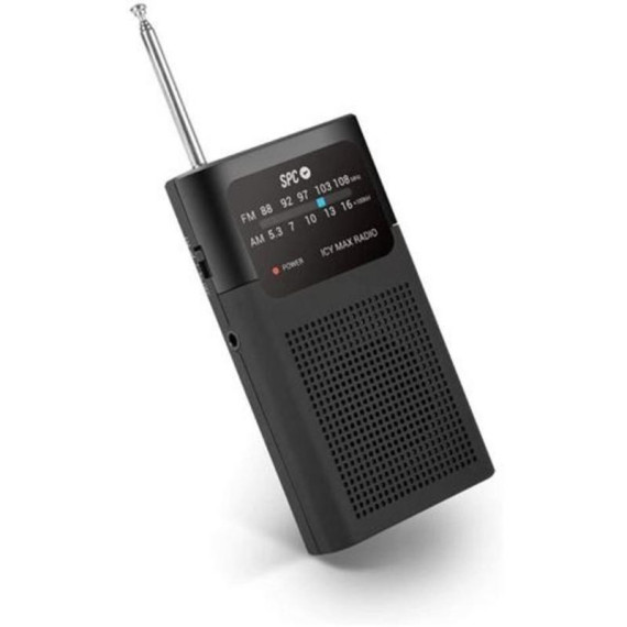 Radio Portátil SPC Icy Max Negra