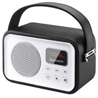 Radio Retro SUNSTECH RPBT450O Negra con Fm y BLUETOOTH