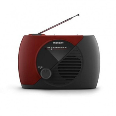 Radio FM Port&aacute;til Thomson RT353 Granate/Negro