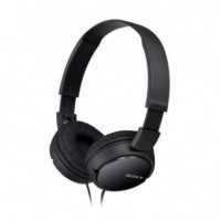 Auriculares Diadema SONY MDR-ZX110 con Cable Negros