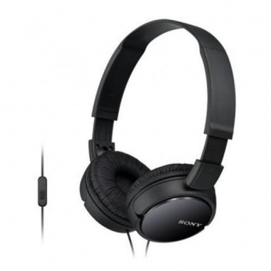 Auriculares de Diadema Sony MDR-ZX110AP con Micr&oacute;fono Negro