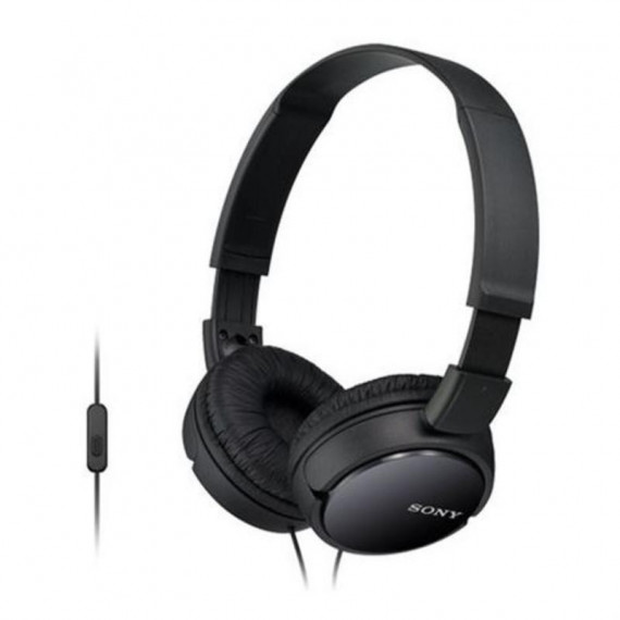Auriculares de Diadema Sony MDR-ZX110AP con Micrófono Negro