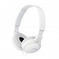 Auriculares de Diadema Sony MDR-ZX110AP Blanco con Micrófono
