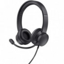 Auriculares con Micrófono USB HS-201 Trust