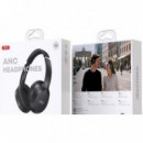 Auriculares Bluetooth XO BE53 ANC con Cancelación de Ruido Activa, Negros