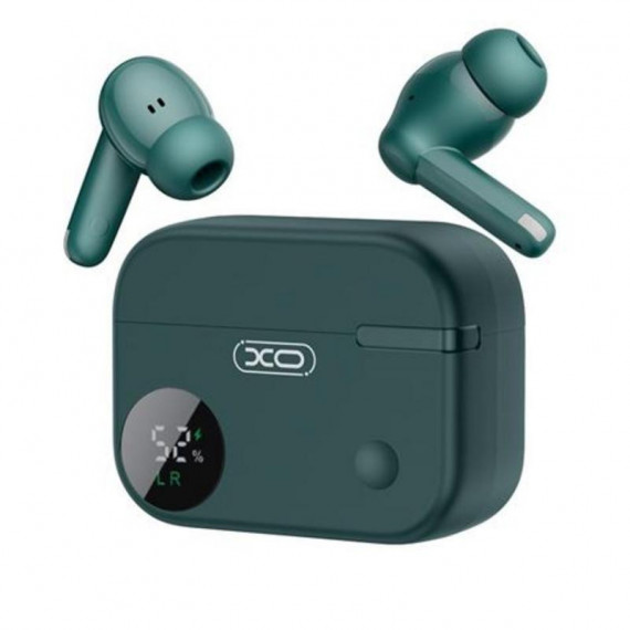 Auriculares True Wireless Stereo XO G34 con Pantalla LCD - Verde