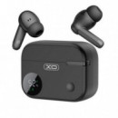 Auriculares TWS XO G34 Negros con Caja de Carga LCD