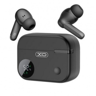 Auriculares TWS XO G34 Negros con Caja de Carga LCD