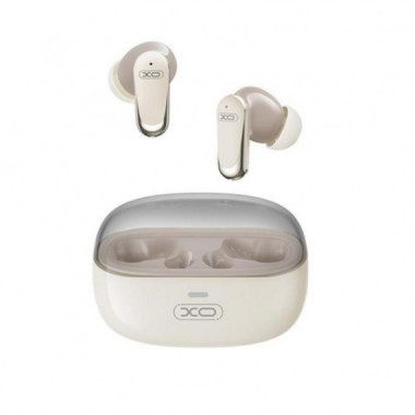 Auriculares Inal&aacute;mbricos Bluetooth TWS XO G42 con Cancelaci&oacute;n de Ruido Activa Beige