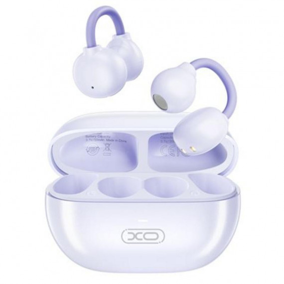 Auriculares TWS XO Pearl Clip G40 Violeta Bluetooth 5.3