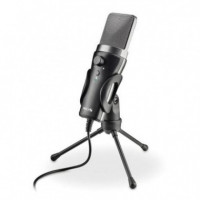 Micrófono USB para Streaming NGS MS120USB con Patrón Cardioide