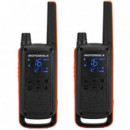 Pack de 2 Walkie-talkie MOTOROLA TLKR-T82 Negro