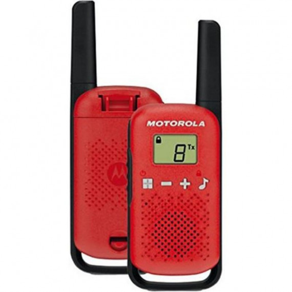 Pack de 2 Walkie-talkie MOTOROLA TLKR-T42 Rojo