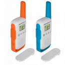 Pack de Dos Walkie-talkies MOTOROLA TLKR-T42 Gummy Pack