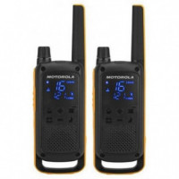 Pack de 2 Walkie-talkies MOTOROLA TLKR-T82EXTREME Negros