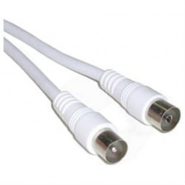 Cable de Antena Coaxial para TV Cromad, Macho-Hembra, 1.5 Metros