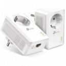 Adaptador Powerline TP-LINK TL-PA7017P Kit AV1000 1000MBPS con Enchufe Integrado