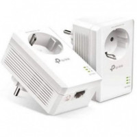 Adaptador Powerline TP-LINK TL-PA7017P Kit AV1000 1000MBPS con Enchufe Integrado