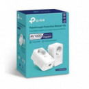 Adaptador Powerline TP-LINK TL-PA7017P Kit AV1000 1000MBPS con Enchufe Integrado