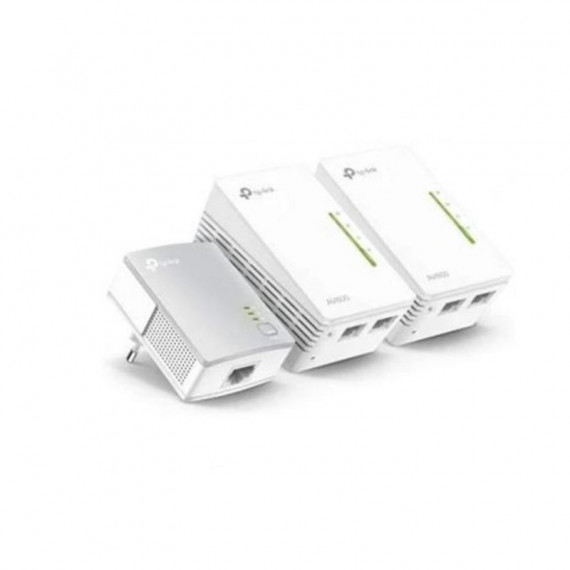 Kit Extensor Powerline Wi-fi TP-LINK AV600 300MBPS TL-WPA4220 Pack de 3