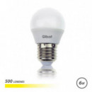 Bombilla LED Elbat G45 6W 500 Lúmenes E27 Luz Cálida