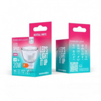 Bombilla Led G4 MR11 FOREVER 2.2W 12V 195 Lúmenes Luz Blanca